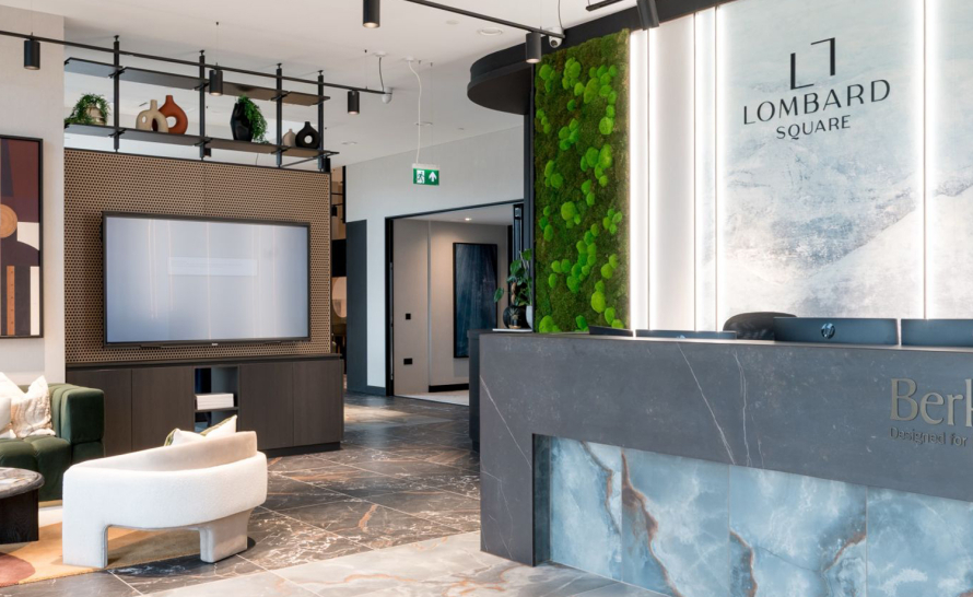 Reception area image c/o Berkeley Homes
