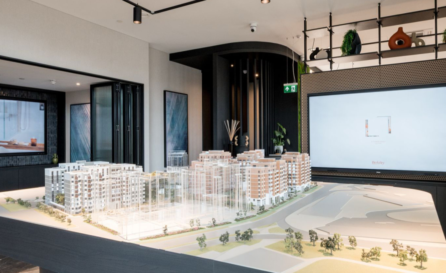 Sales suite image c/o Berkeley Homes